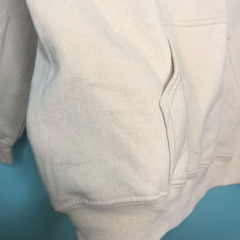 NASA Cream Hoodie Men's Sweatshirt Size Large - Picture 5 of 8